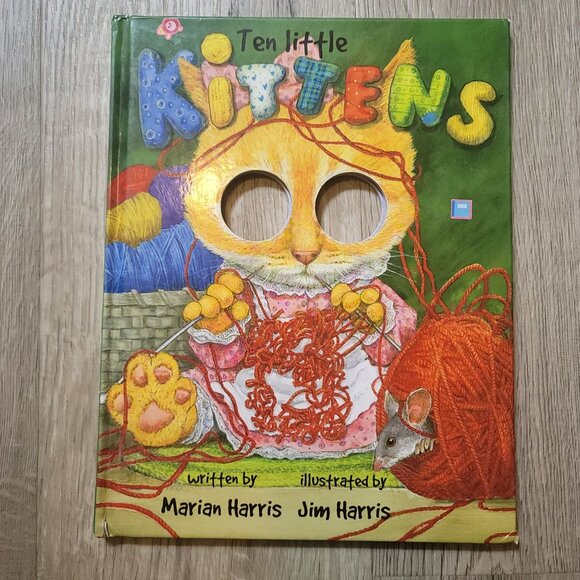 By Jim Harris Ten Little Kittens Board Book: An Eyeball Animation Book as is - Picture 1 of 6
